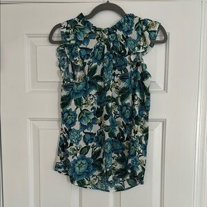 Floral Sleeveless Blouse